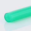 Polyurethane round section belt 88 ShA emerald green smooth antistatic